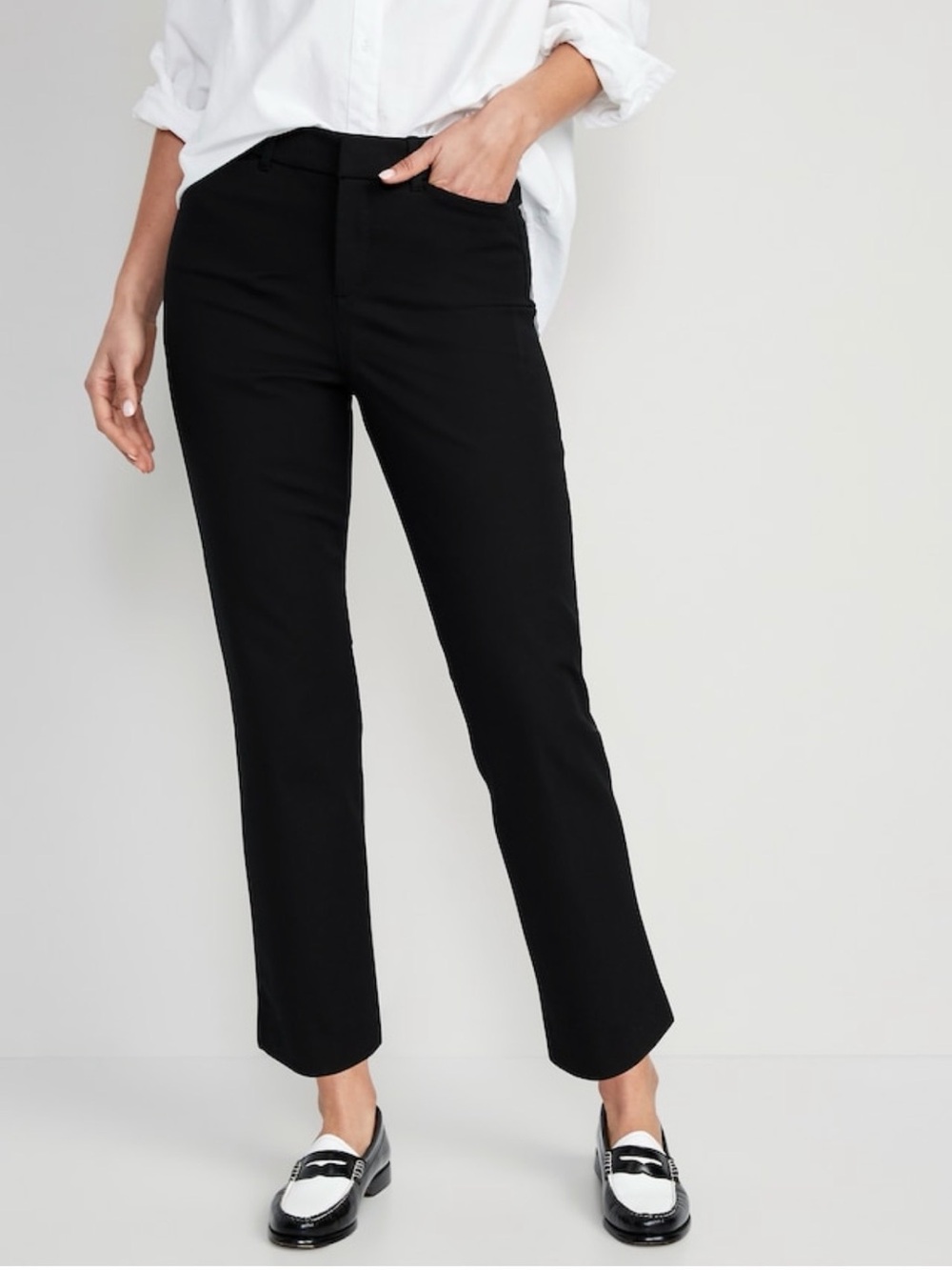 Old Navy High-Waisted Pixie Straight Leg Pants Size 4